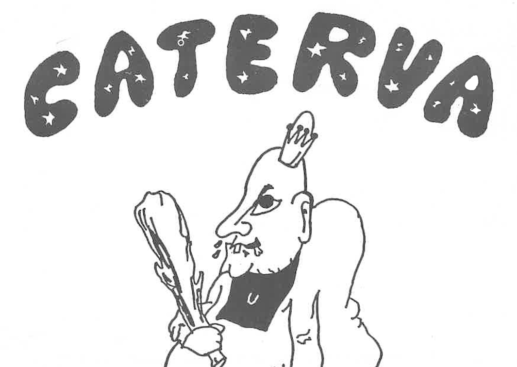 Ubu Rey, de Alfred Jarry (1975), por el grupo Caterva. Programa de mano de representación en el Teatro Alfil de Madrid. Procedencia: CDAEM.